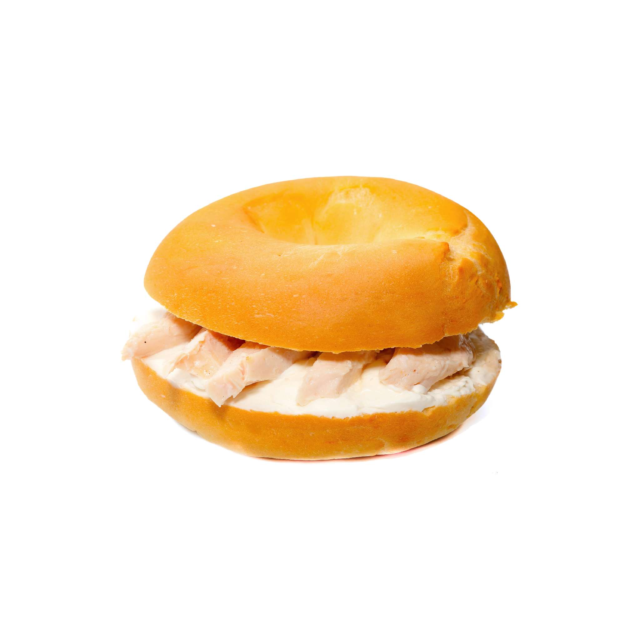 Bagel Pollo Queso Crema