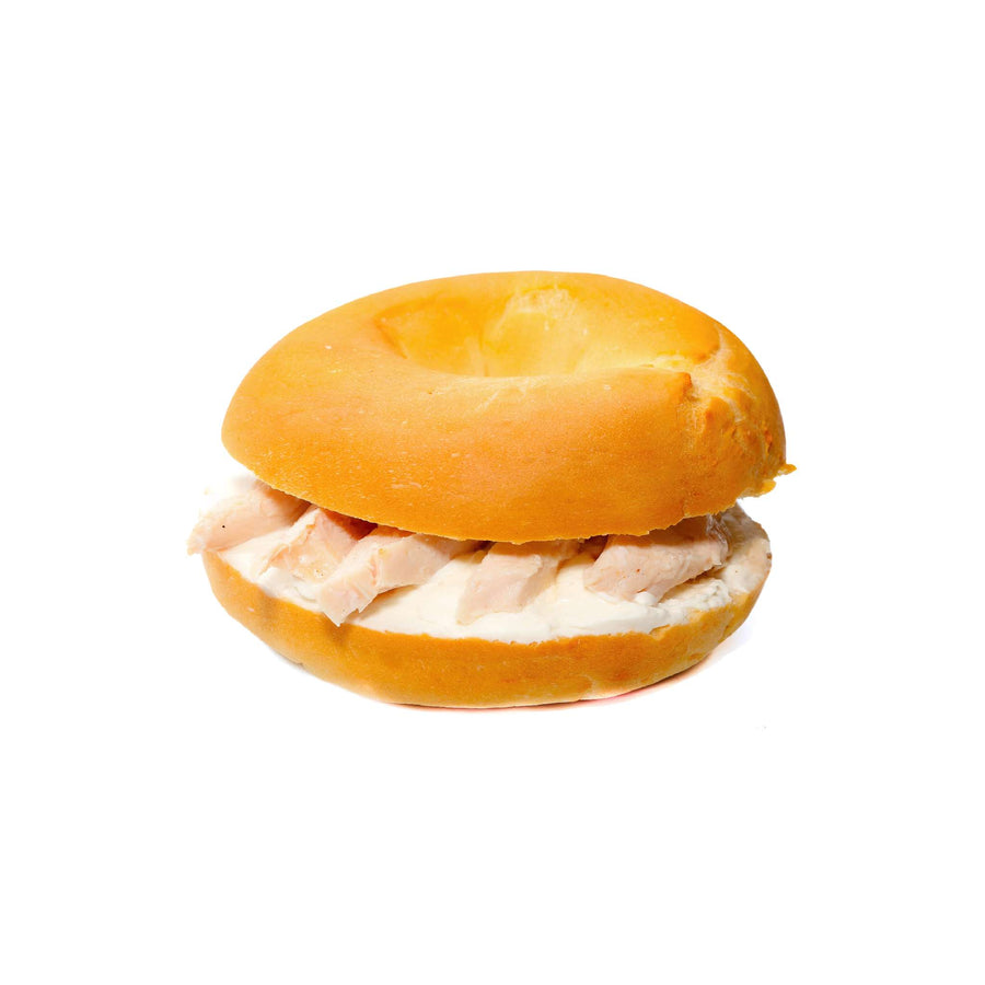 Bagel Pollo Queso Crema